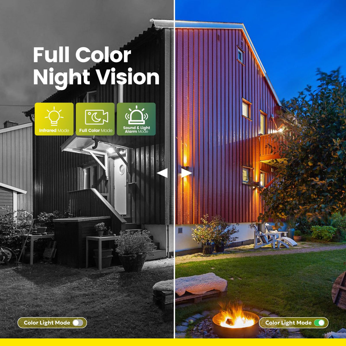 litokam 4MP Security Camera Outdoor, 2.5K Cameras for Home Security Outside with 360° PTZ, Color Night Vision, WiFi Cam with Siren, Auto Tracking & AI Motion Detection, 2-Way Talk (2 Pack)
