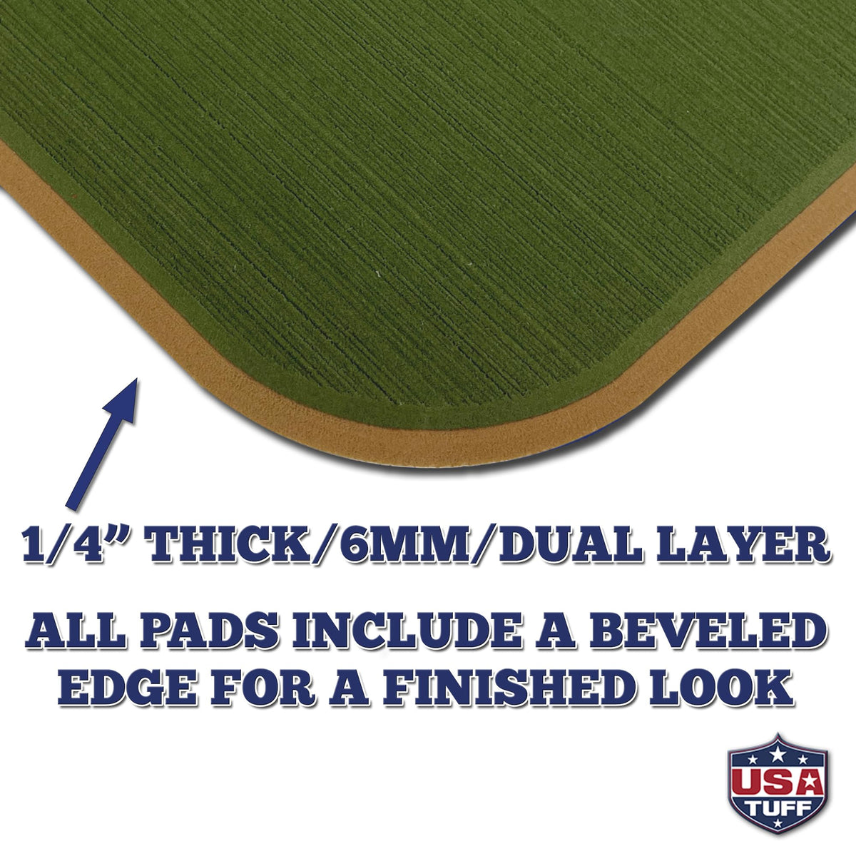 USATuff SeaDek EVA Mat Cooler Pad fits YETI 65 Tundra | Peel & Stick Application | Non Slip Comfort Accessories - Duck Solo Hunting Outdoorsman (OliveGreen-Mocha)