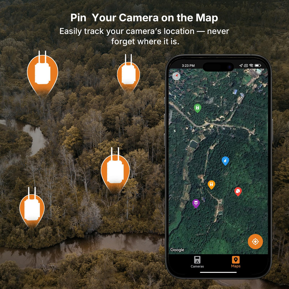 GardePro E8 2.0 Pro Solar WiFi Trail Camera (Non-Cellular), Dual Antennas, Stable Connection, 4K Video, Rechargeable Battery, On-Site Viewing, No-Glow Night Vision, Motion Activated