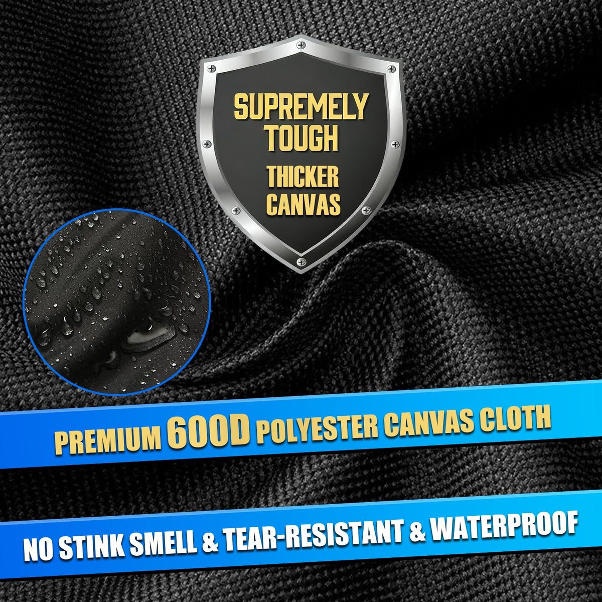 (Not Plastic,Not Polyethylene),Mattress Bags for Moving and Storage,Twin Size,8 Handles,Heavy Duty & Thicker Canvas 600D Polyester Cloth,Reusable Waterproof Mattress Protector Covers,Strong Zipper
