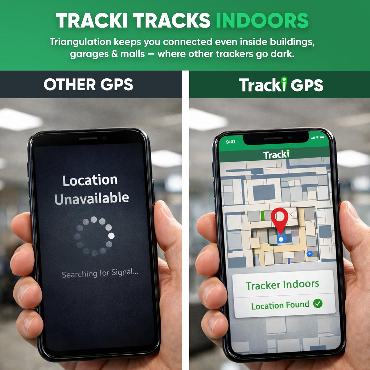 Tracki Mini GPS Tracker, 6-Month Subscription Included – Universal Compact 4G LTE Tracker for Vehicles, Bags, Luggage & Everyday Assets – SOS Button, App Alerts & 185+ Country Coverage