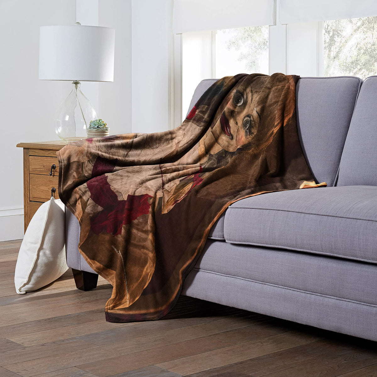 Northwest Annabelle Silk Touch Throw Blanket, 50" x 60", She Knows You're There
