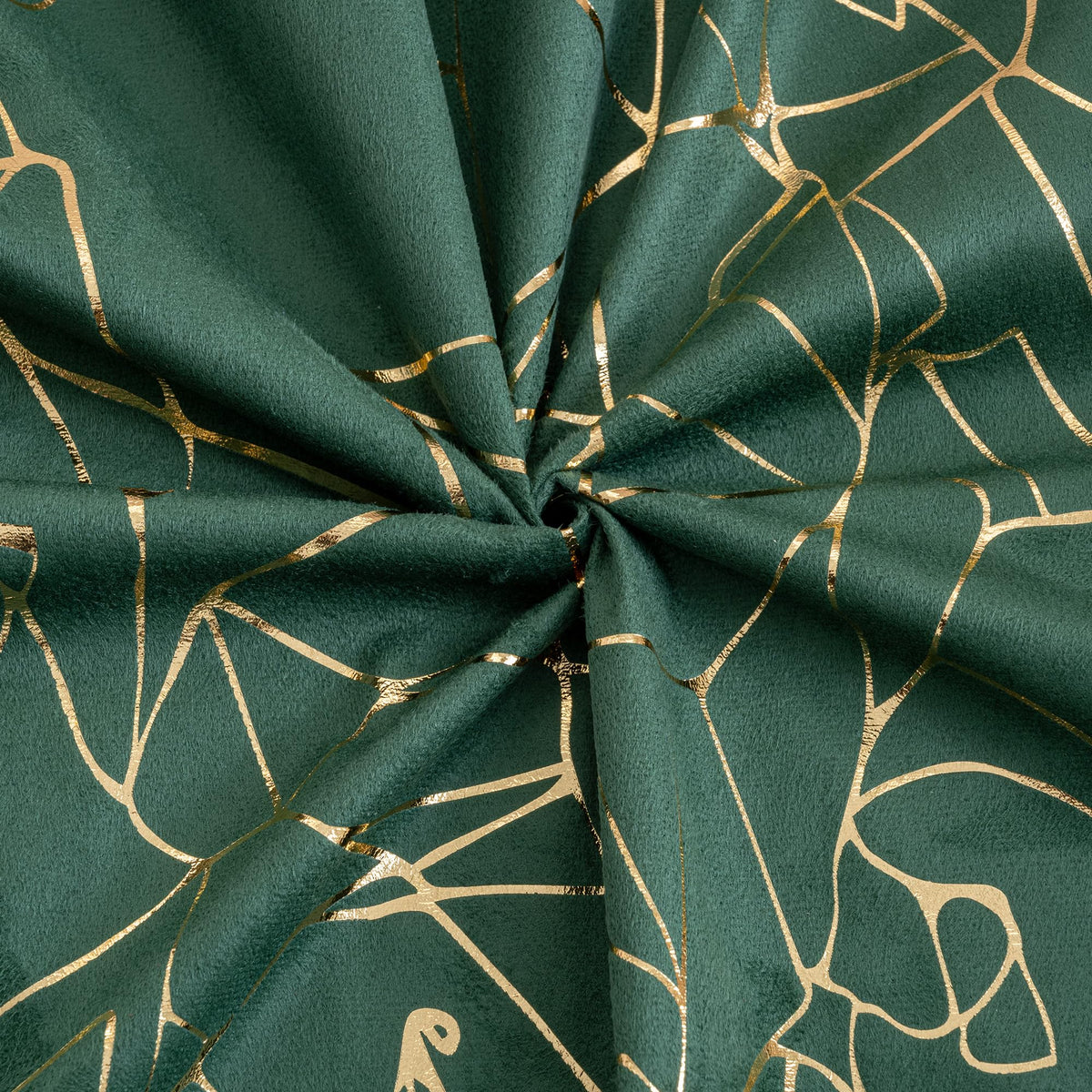 JELLYMONI Pillow Covers Set of 2, 18 x 18 inch Glitter Decorative Pillow Shams Green with Gold Streaks, Soft Pillowcases Home Decor for Sofa Couch Bed (Gold Dark Green)
