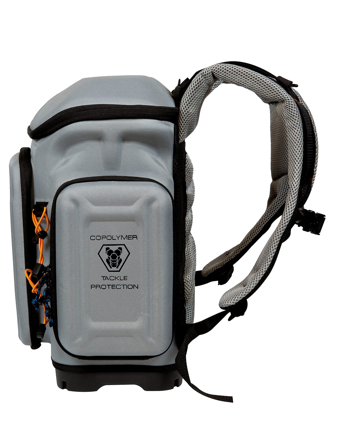 Plano Atlas 3700 Tackle Fishing Backpack, Gray EVA Material, Includes 3 3750 StowAway Utility Boxes for Worms, Lures, & Baits, Waterproof & Non-Skid Base, Grey