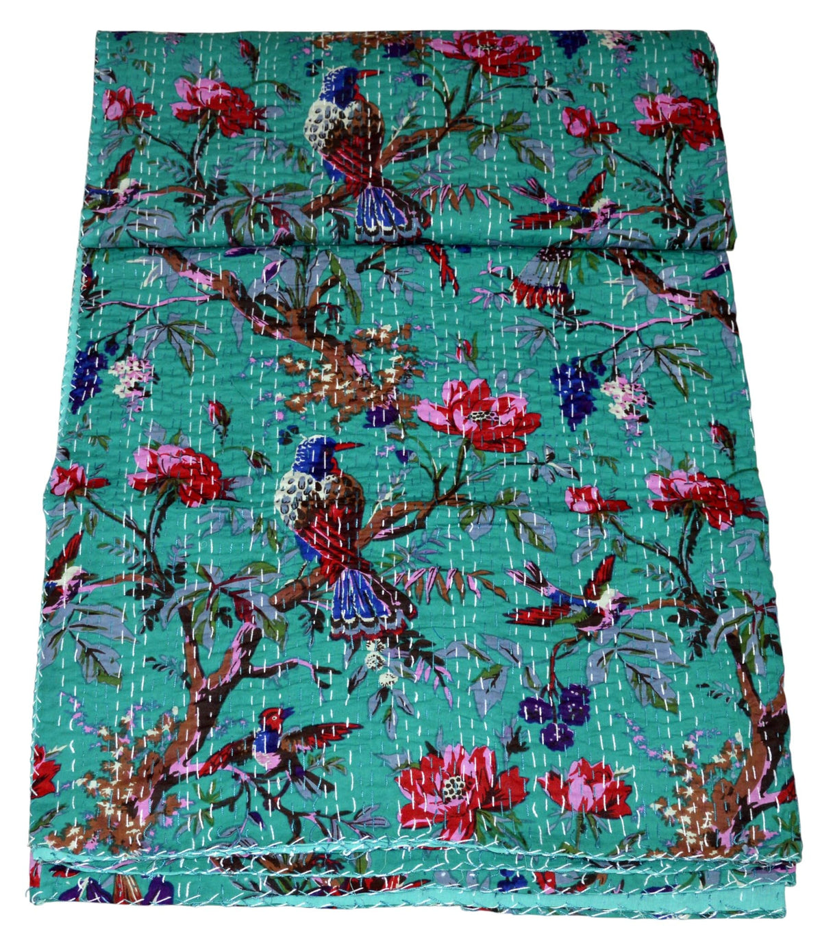 Arprani Boho Quilts Queen Size Cotton Quilt Blanket Throw Bedding Set Indian Blanket Vintage Kantha Quilt Reversible gudari Jaipuri bedsheets