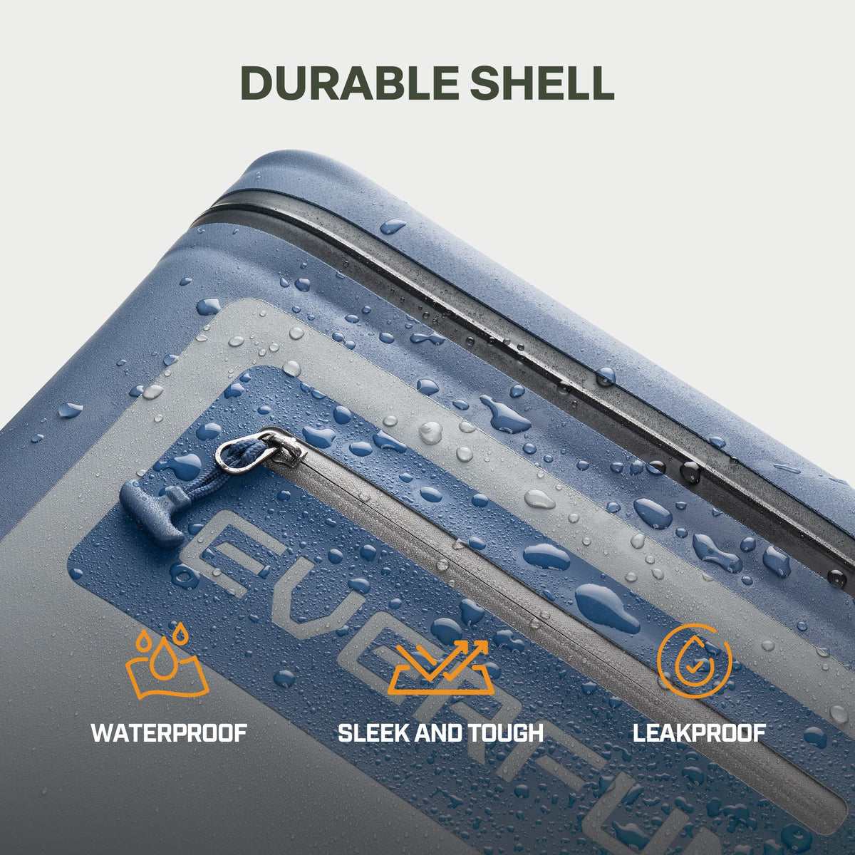 EVERFUN Soft Cooler 30 Can, Portable 24qt Insulated Small Cooling Lunch Box for Men and Women, Leakproof Ice Chest Bag for Travel, Beach, Camping, Boating, Fishing, Tailgating, Work and Picnic