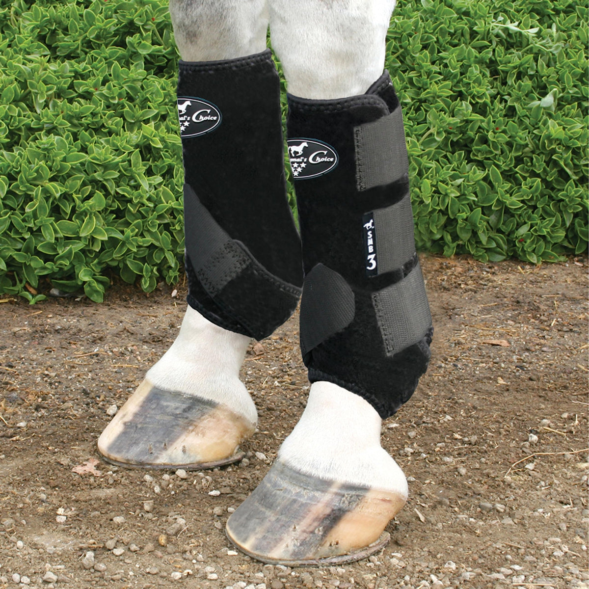 Professional's Choice SMB-3 Sports Medicine Boot | 360 Degrees of Impact Protection | Support for The Suspensory System | Value 4-Pack | Small Black