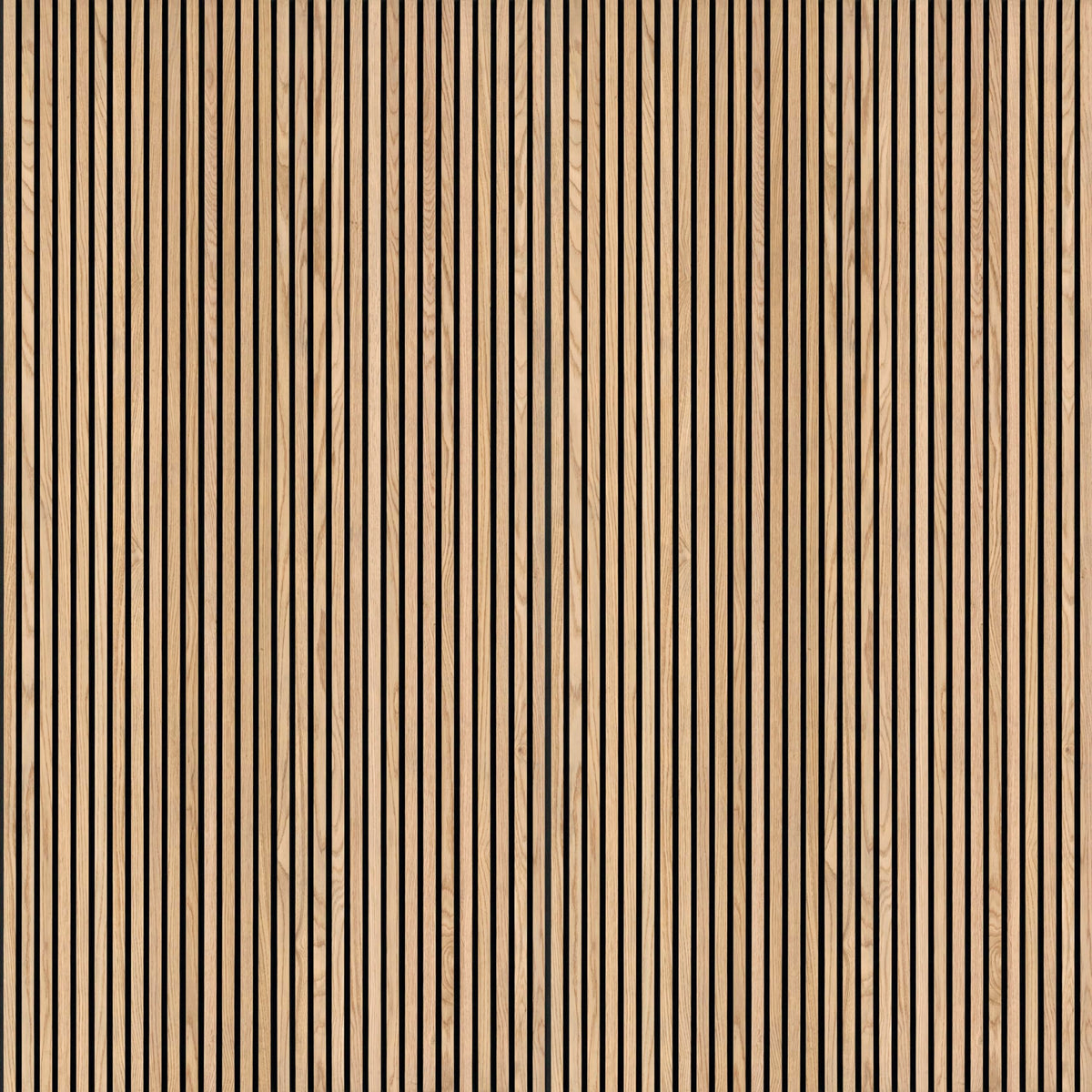 MSI 4-Pack Acoustic Wood Slat Wall Panels for Interior Decor, 3D Fluted Sound Absorbing Wood Paneling for Accent Wall Ceiling Kitchen Living Room Bedroom, Eco-Friendly MDF - 9.5 in. x 94.5 in. Natural