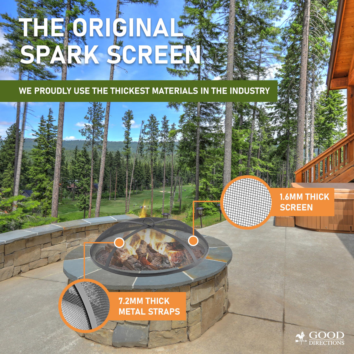 Good Directions 40" Heavy Duty Spark Screen