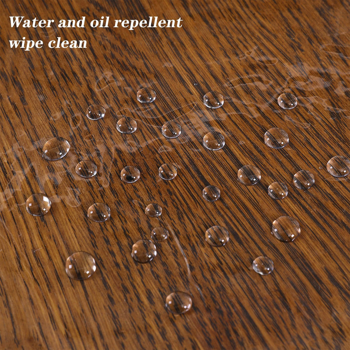 Jusmate Clear Vinyl Tablecloth Protector Transparent PVC Lace Border Plastic Waterproof Oil-Proof Rectangle Table Cover for Kitchen Home Dining Holiday Decoration (Beige, 60 x 84 Inch)