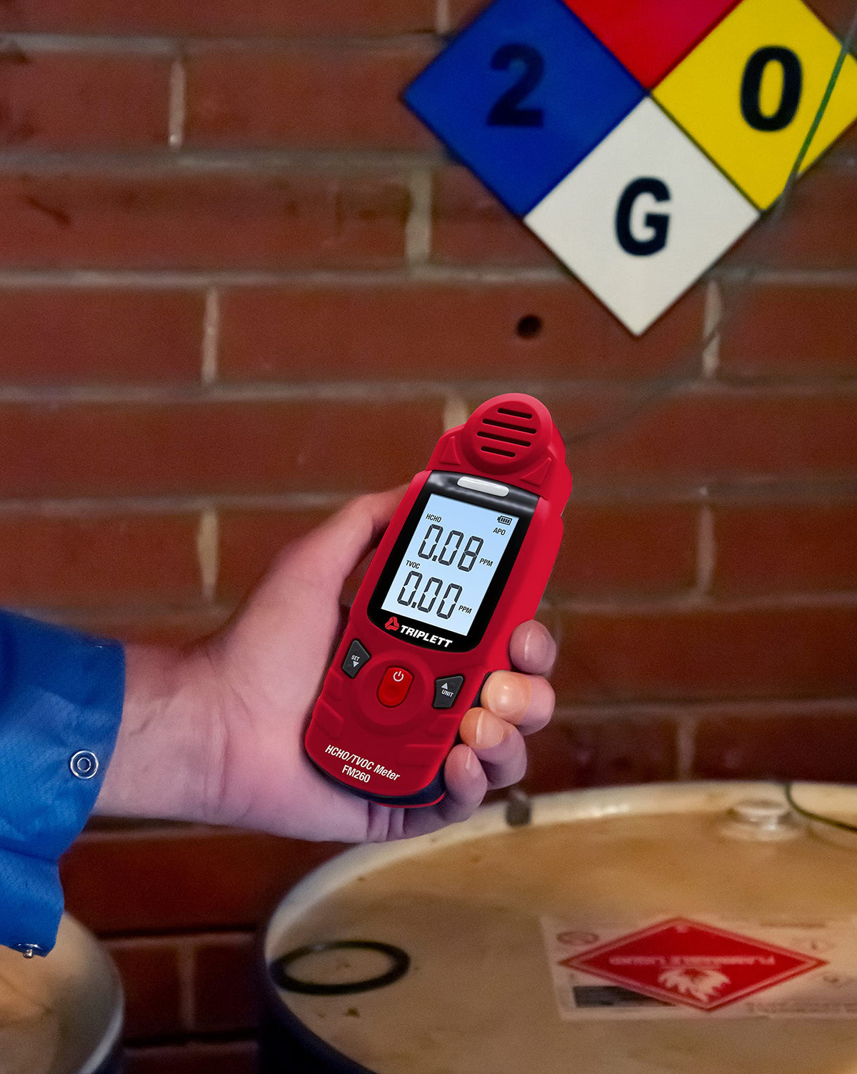 Triplett FM260 Formaldehyde and TVOC Air Quality Meter