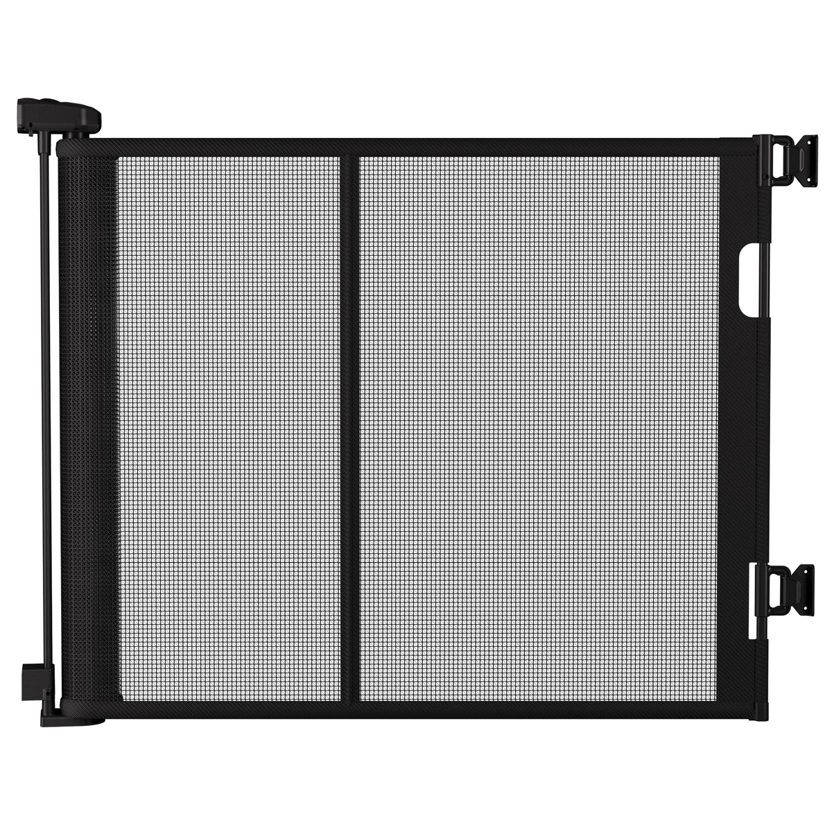Colbabe 200 inches Extra Wide Retractable Baby Gate, 41.5 inches Tall Mesh Safety Gate for Oversized Openings, Living Rooms, Patios, Child & Pet Barrier for Indoor Outdoor Use, Black