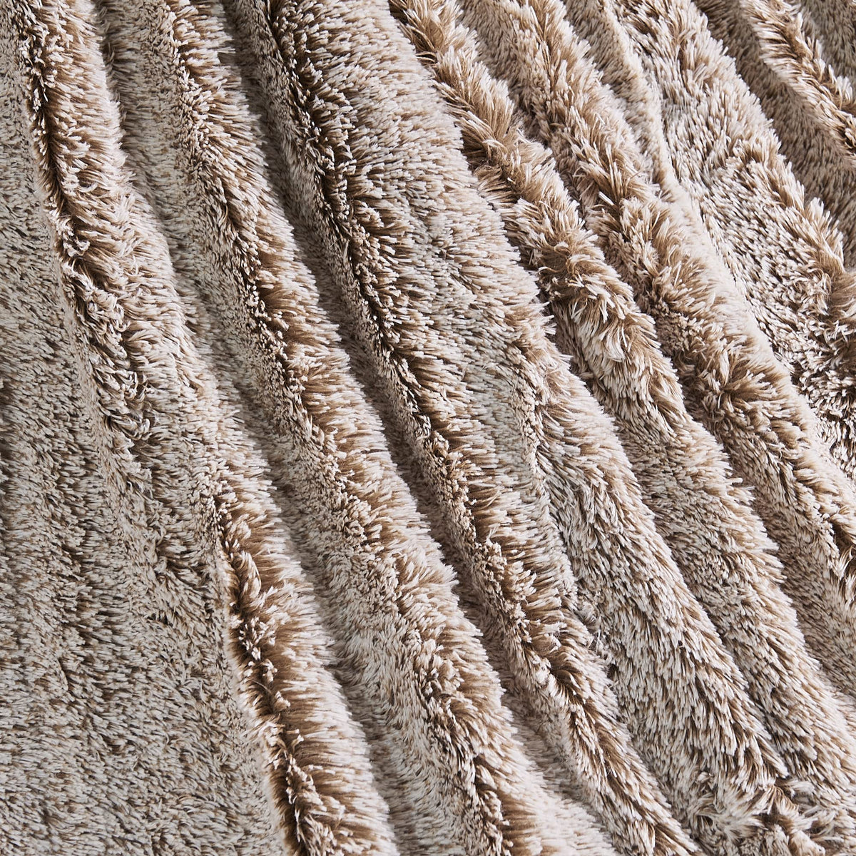 Home Soft Things Woolly Mammoth Throw Blanket, 50" x 60", Tannin