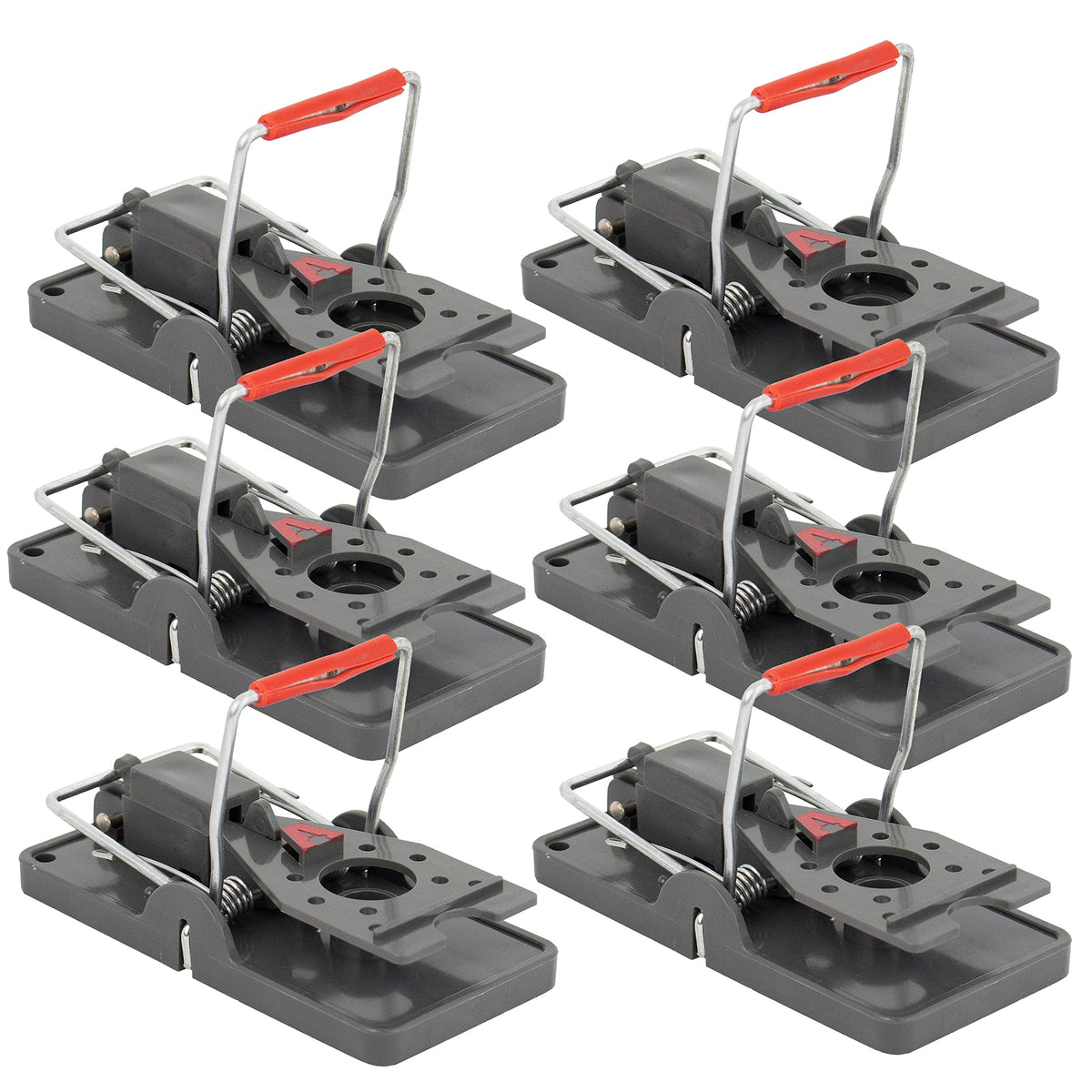 Victor Power-Kill Humane Mouse Traps M393SSR - 6 Easy Set,Reusable,Power-Kill Victor Mouse Traps,(Pack of 6)