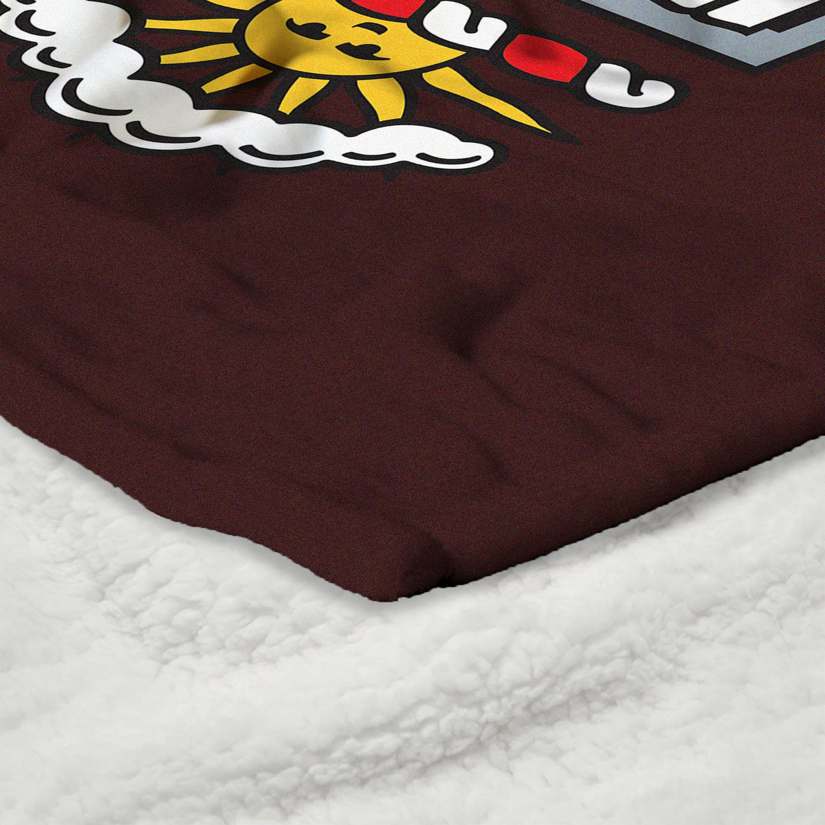 Northwest NCAA Brown University Bears Silk Touch Sherpa Throw Blanket, Ultra-Soft Fleece, Ivy League Official Team Logo, Cozy Plush Bedding, 50 x 60 Inches