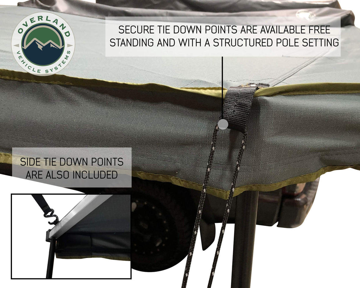 OVS Nomadic 180 Awning - Dark Gray with Black Travel Cover - Universal
