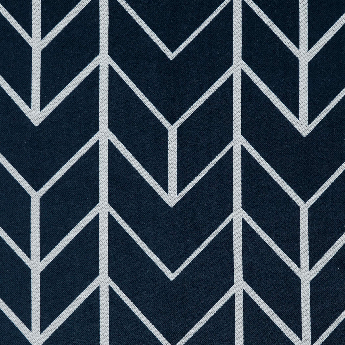 Sun Zero Kenwood Chevron Blackout Grommet Curtain Panel, 40" x 84", Navy Blue