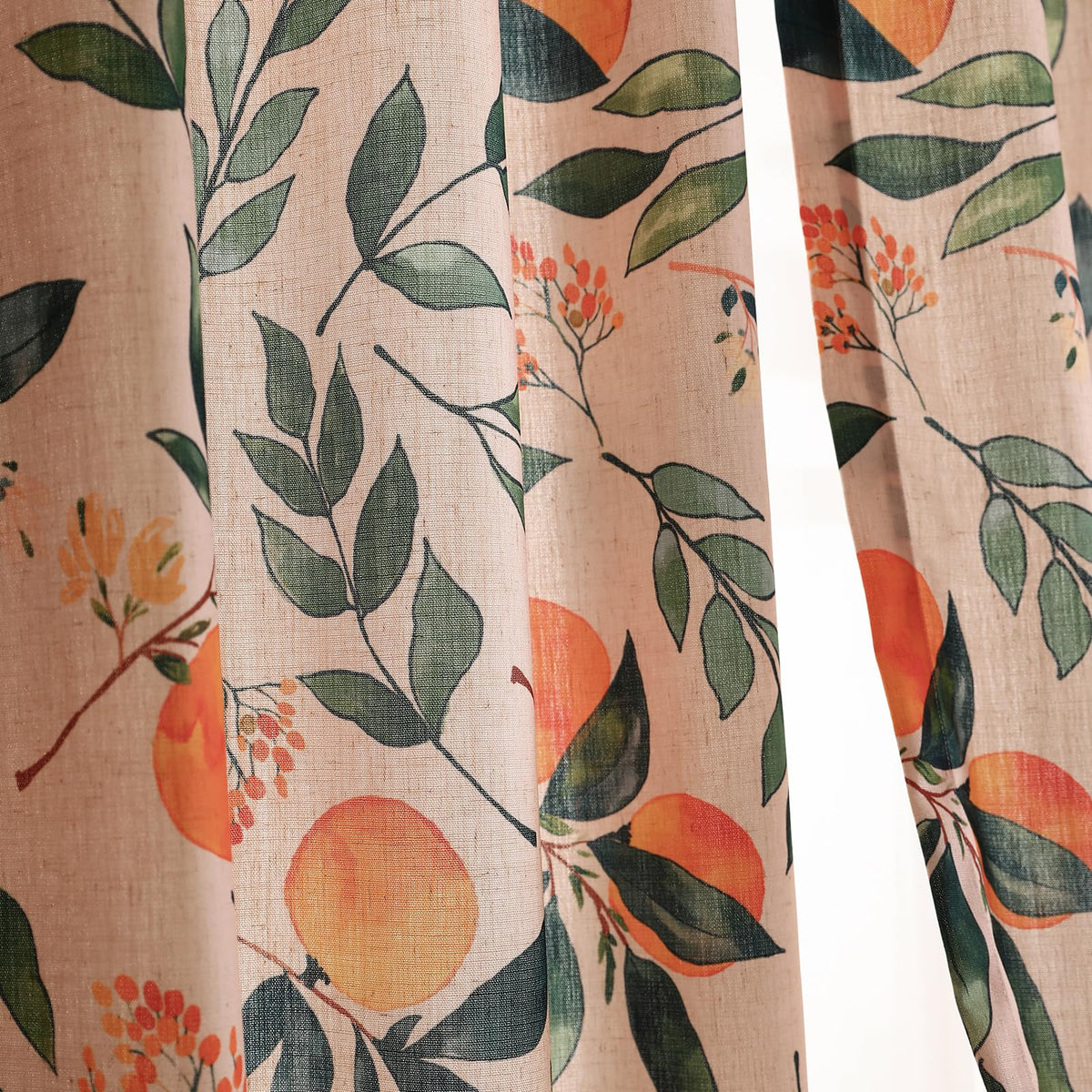 patdrea Designer French Linen Curtains Set of 2 Panels,53"x94"-Palladin