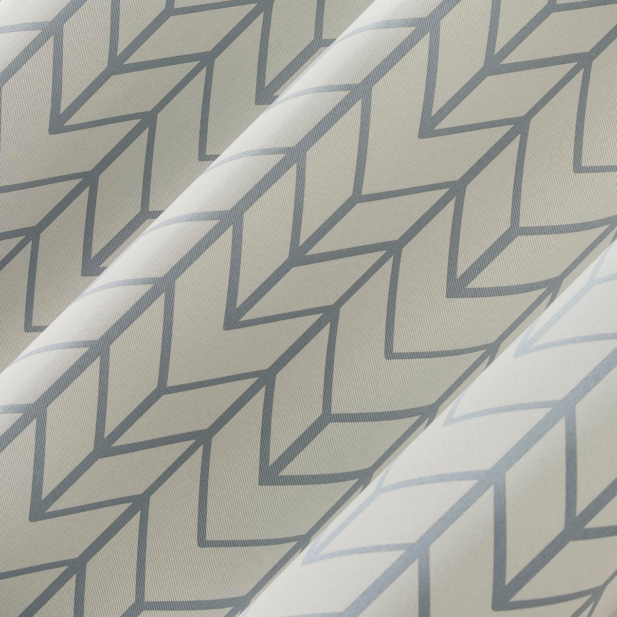 Sun Zero Kenwood Chevron Blackout Grommet Curtain Panel, Stone, 40"W x 84"L (1 Panel)