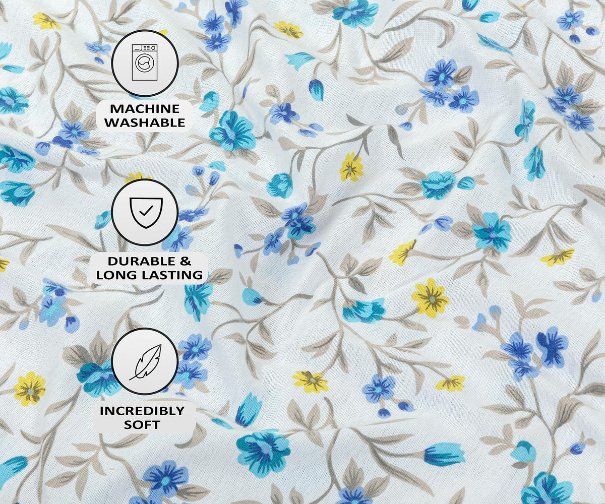 Bliss Casa 4-Piece 100% Cotton Extra Soft Flannel Sheet Set Full - Double Brushed Deep Pockets, Breathable Full Size Flannel Sheets - Warm and Cozy Bed Sheets - All Seasons Heavyweight Bed Set