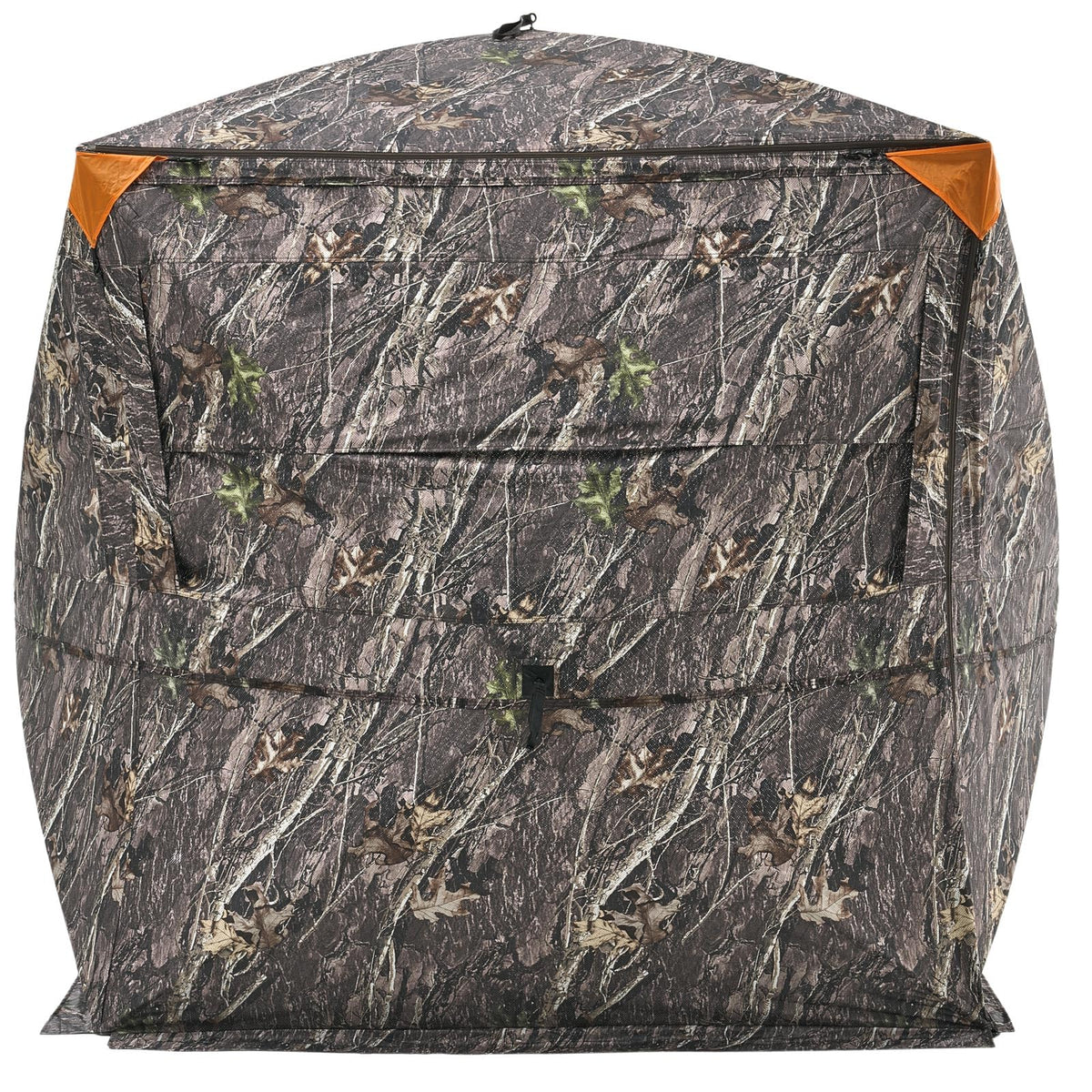 VEVOR Hunting Blind，See Through Ground Blinds with Carrying Bag, 360 Degree Portable Camouflage Tent，Durable Concealed Shelter with Silent Side Door and Window, for Turkey and Deer (4-5 Person)