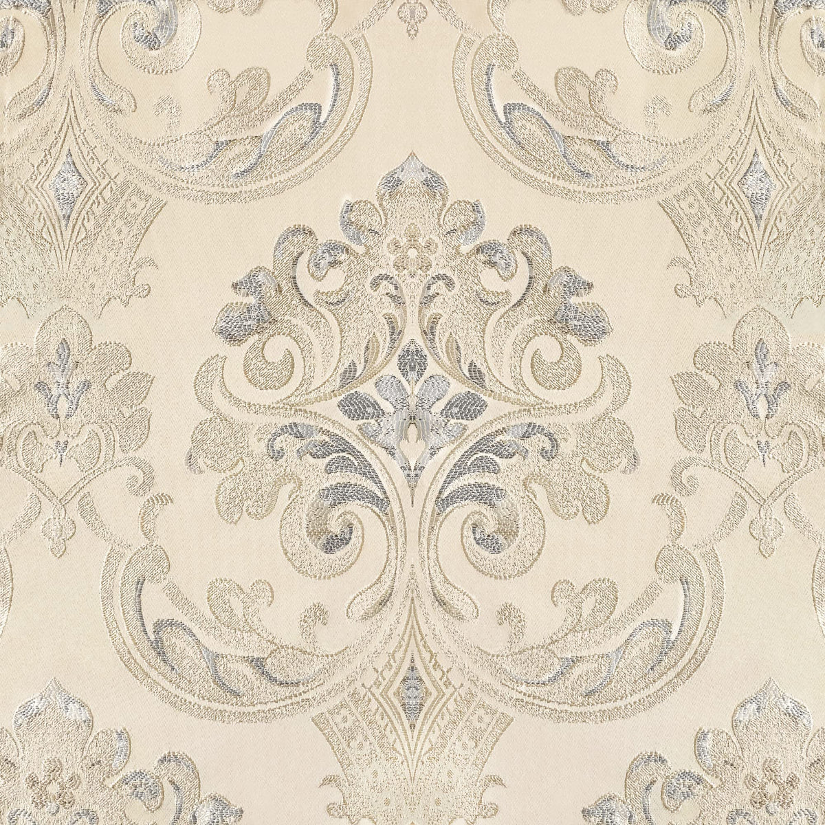 Loom and Mill Luxury Tablecloth 60 x 84 Inches, Elegant Classic Jacquard Rectangle Table Cover with Handmade Tassels for Dining Room Banquet Decorations(Light Apricot, 60"x84")