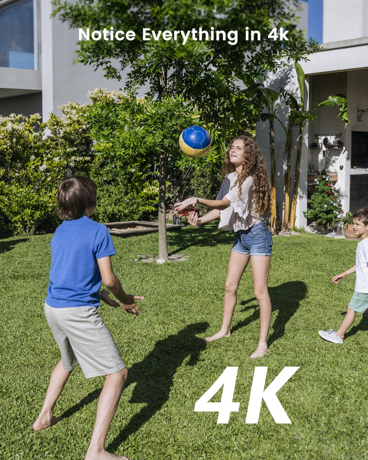 Swann Xtreem 4K Wireless Security Camera, Wireless Camera with 32GB Micro SD & Cloud Storage, Indoor & Outdoor Surveillance, Ideal for Baby Monitor & Home, 2-Way Talk, Wi-Fi, No Monthly Fee, 4KXTRM-GL