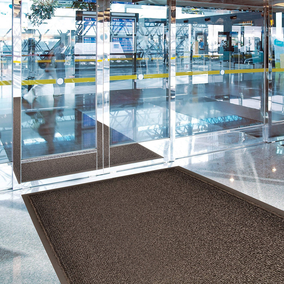 Notrax 231 Prelude Indoor/Outdoor Entrance Mat, for Home or Business, 3' x 5', Black