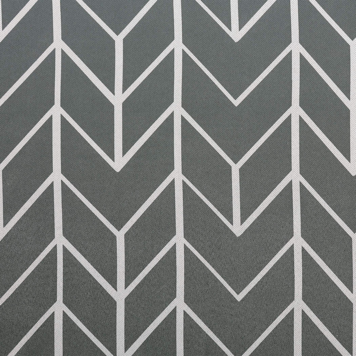 Sun Zero Kenwood Chevron Blackout Grommet Curtain Panel, Gray, 40"W x 84"L (1 Panel)