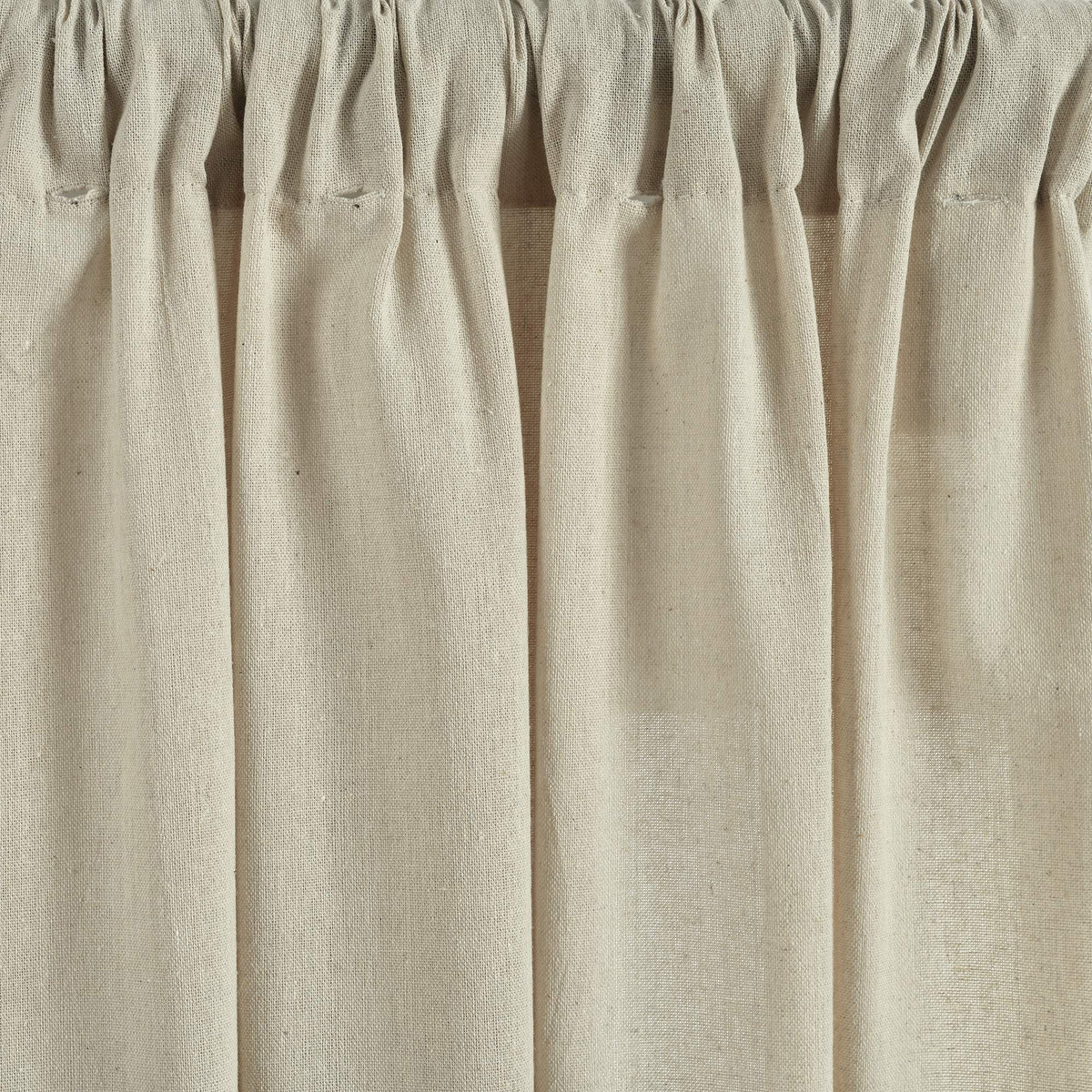 Lush Decor Boho Pom Pom Tassel Linen Textured Window Curtain Panel, Single 52" W x 95" L Linen -